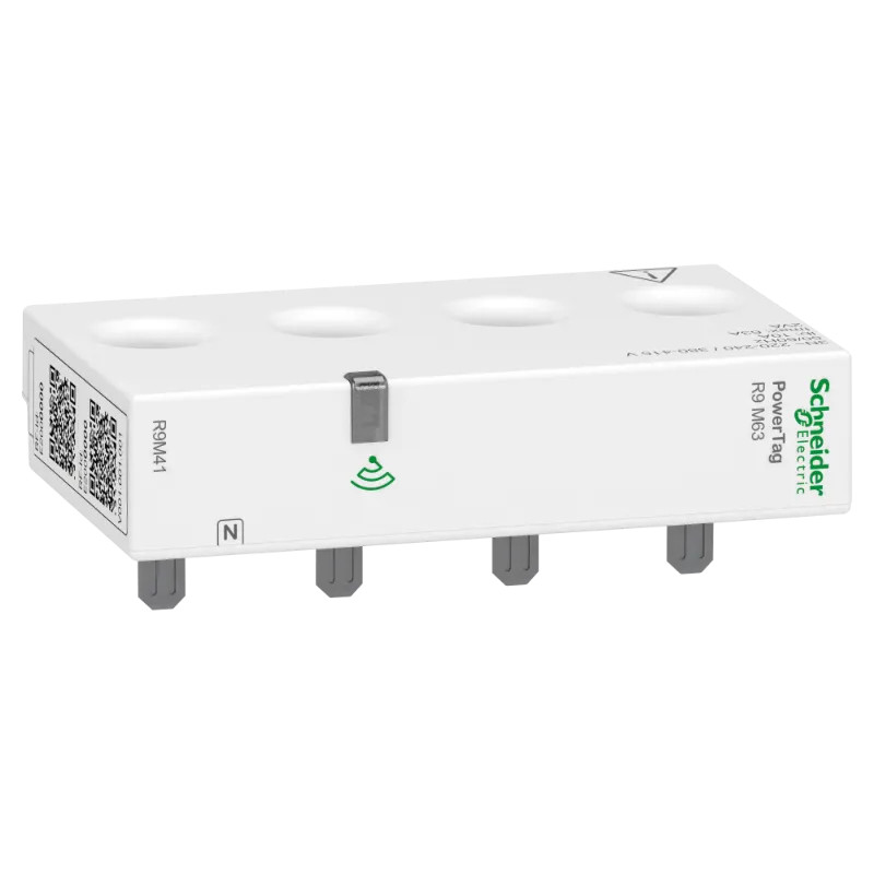 PowerTag R9 M63 3PN T Capteur d'énergie PowerTag Resi9 Monoconnect Max 6 - R9M41 Schneider Electric