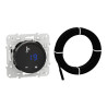 Odace - thermostat fil pilote à ecran tactile noir - S520509 Schneider Electric