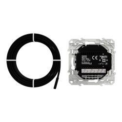 Odace - thermostat fil pilote à ecran tactile noir - S520509 Schneider Electric