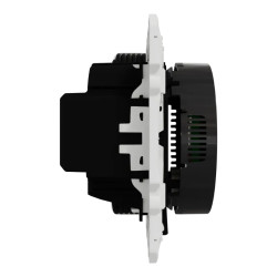 Odace - thermostat fil pilote à ecran tactile noir - S520509 Schneider Electric