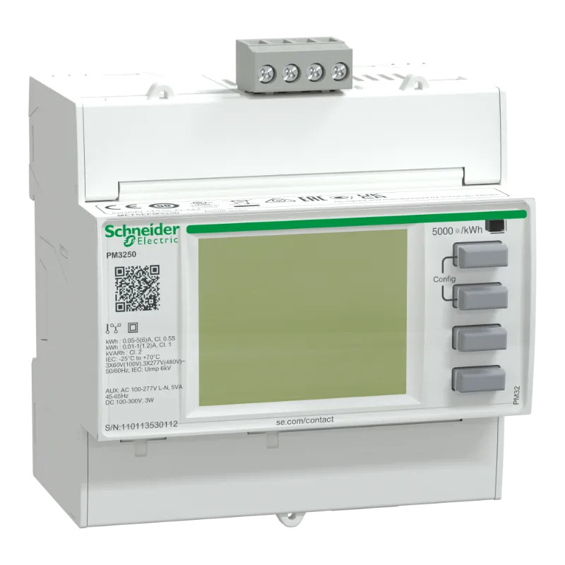 PowerLogic - centrale de mesure - PM3250 - modulaire - Modbus - METSEPM3250 Schneider Electric