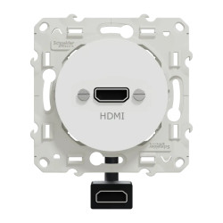 ODACE HDMI TYPE A BLANC - S520462 Schneider Electric