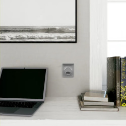 Prise USB type A+C rapide alu - S530219 Schneider Electric