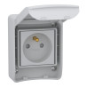 Mureva socle prise de courant à vis FR 2P+T 65x85mm 10/16A 250V IP65 - 81140Y Schneider Electric