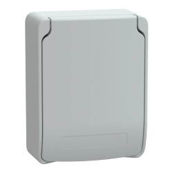 Mureva socle prise de courant à vis FR 2P+T 65x85mm 10/16A 250V IP65 - 81140Y Schneider Electric