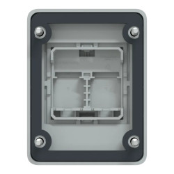 Mureva socle IP65 pour 2 prises RJ45 S-ONE - 81143F Schneider Electric