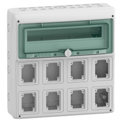 Mureva coffret prise 19M 8 Ouv - 13157M Schneider Electric