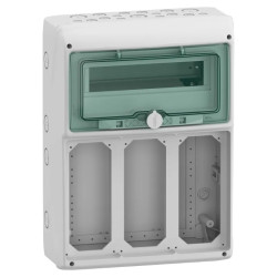 Mureva coffret prise 13M 3 Ouv - 13162M Schneider Electric