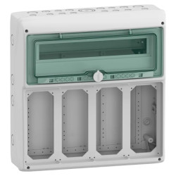 Mureva coffret prise 19M 4 Ouv - 13163M Schneider Electric