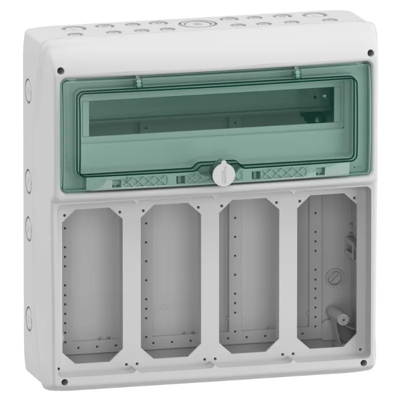 Mureva coffret prise 19M 4 Ouv - 13163M Schneider Electric