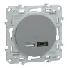 Chargeur USBA 7 -5W+C 45W Alu - S530403 Schneider Electric