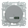 Chargeur USBA 7 -5W+C 45W Alu - S530403 Schneider Electric