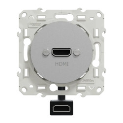 ODACE HDMI TYPE A ALU - S530462 Schneider Electric