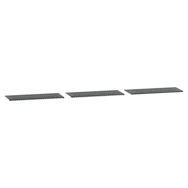 Plaq ventil superp.-x3-RAL9005 - KEV0400BV1B Schneider Electric