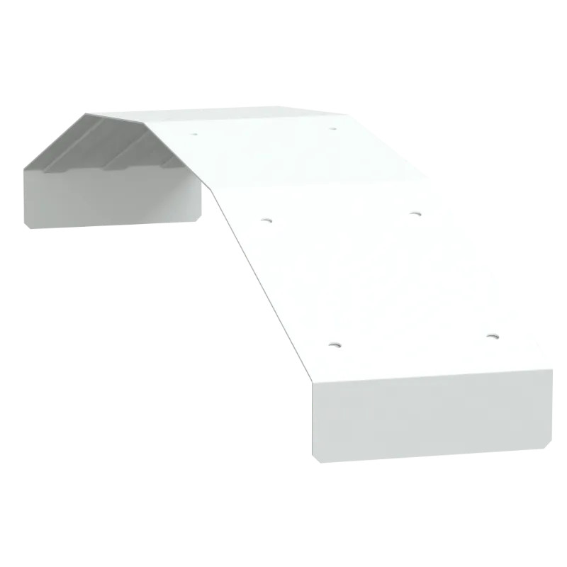 Canalis EV - Toit galbé inter-liaison - Blanc - RAL9003 - KEV0400CO1W Schneider Electric