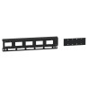 Rail horiz. -x2-1200mm-RAL9005 - KEV0400SR1200 Schneider Electric