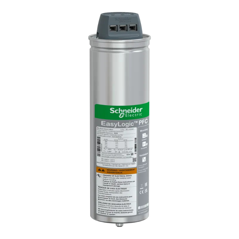 CONDENSATEUR CAN SDY 18.2 /21.8KVAR 440V - BLRCS182A218B44 Schneider Electric