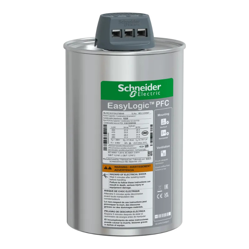 VarPlusCAN condensateur SDY 31.5kvar 480V - BLRCS315A378B48 Schneider Electric
