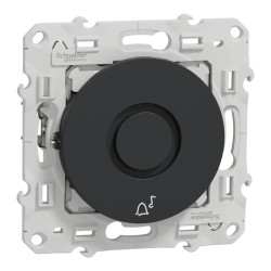 Odace - sonnette électronique anthracite - 5 tonalités - 230V - à vis - S540580 Schneider Electric