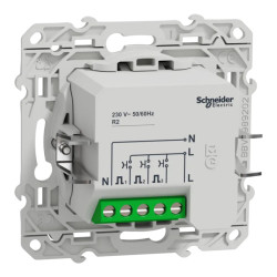 Odace - sonnette électronique anthracite - 5 tonalités - 230V - à vis - S540580 Schneider Electric