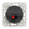 Odace - prise haut parleur - 1 sortie - anthracite - S540487 Schneider Electric