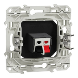 Odace - prise haut parleur - 1 sortie - anthracite - S540487 Schneider Electric