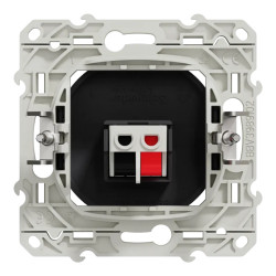 Odace - prise haut parleur - 1 sortie - anthracite - S540487 Schneider Electric