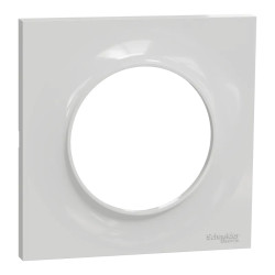 Odace Styl - plaque 1 poste gris pierre - S520702A1 Schneider Electric