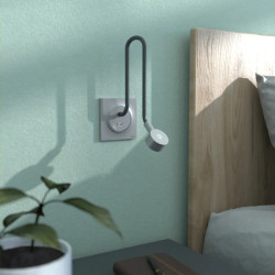 Odace Styl - plaque 1 poste gris pierre - S520702A1 Schneider Electric