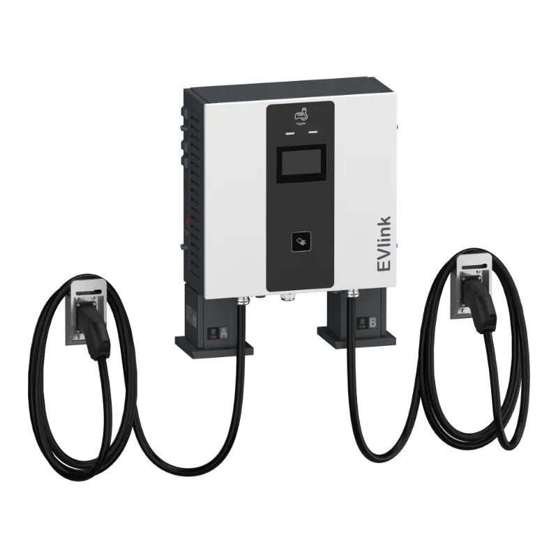 Evlink Pro DC - Borne de recharge - 60 kW - 2xCCS2  - Câble 7m - EVD1S60TBBC7 Schneider Electric