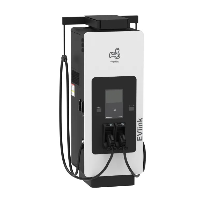 Evlink Pro DC 120 kW-2 prises : 1xCCS2 + 1xCCS2-4 modules de 30 kW - EVD1S120TBB Schneider Electric