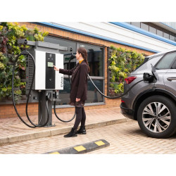 Evlink Pro DC - Pied pour borne - 2 prises CCS2 - Hauteur 75 cm - EVP1DB3LG Schneider Electric