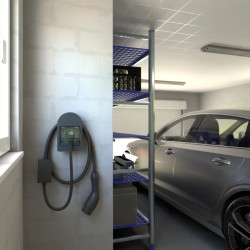 Prise renf EVlink gris IP66 - MUR36014 Schneider Electric