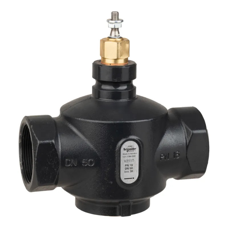Vanne 2 voies acier taraudée PN16 DN50 Kv38 - 7211744000 Schneider Electric