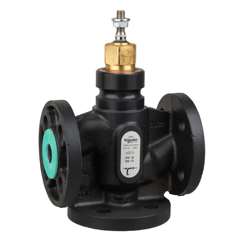 Vanne 3 voies acier à bride PN16 DN15 Kv2,5 - 7311121000 Schneider Electric