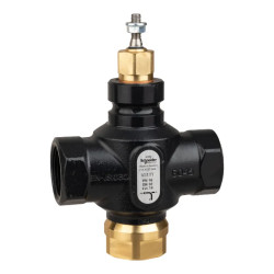 Vanne 3 voies acier taraudée PN16 DN32 Kv16 - 7311737000 Schneider Electric