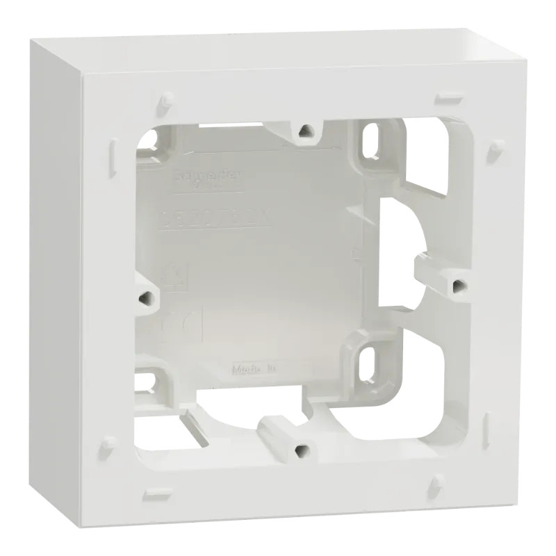Odace Styl -  boîte pour montage en saillie 1 poste blanc - S520762 Schneider Electric