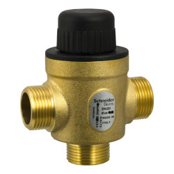 Vanne 3 voies laiton filetée PN16 DN20 Kv6 course 2,5mm - VZ308E-20BP09 Schneider Electric