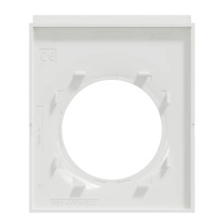 Odace Styl Pratic - plaque support téléphone mobile 1 poste blanc - S520712 Schneider Electric