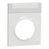 Odace Styl Pratic - plaque avec porte-étiquette 1 poste blanc - S520732 Schneider Electric