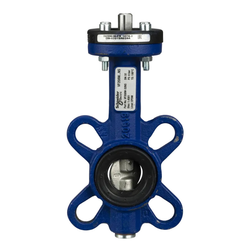 Vanne papillon acier PN16 DN32 Kv26,5 - VF208W-32NS Schneider Electric