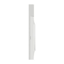 Odace Styl Pratic - plaque avec porte-étiquette 1 poste blanc - S520732 Schneider Electric