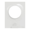 Odace Styl Pratic - plaque avec pince multi-usage 1 poste blanc - S520742 Schneider Electric