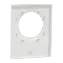Odace Styl Pratic - plaque avec pince multi-usage 1 poste blanc - S520742 Schneider Electric