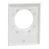 Odace Styl Pratic - plaque avec pince multi-usage 1 poste blanc - S520742 Schneider Electric