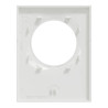 Odace Styl Pratic - plaque avec pince multi-usage 1 poste blanc - S520742 Schneider Electric