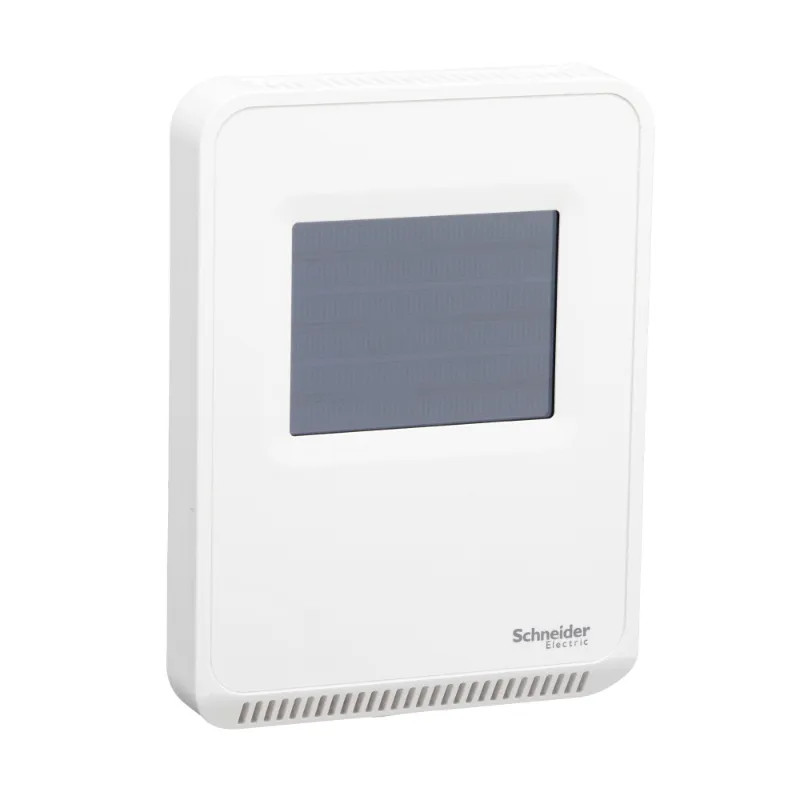 BMS - sonde analogique medium blanche tactile 0..10V - 4..20mA - SLASTXX Schneider Electric