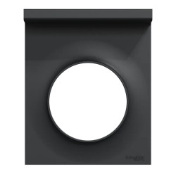 Odace Styl Pratic - plaque support téléphone mobile 1 poste anthracite - S540712 Schneider Electric