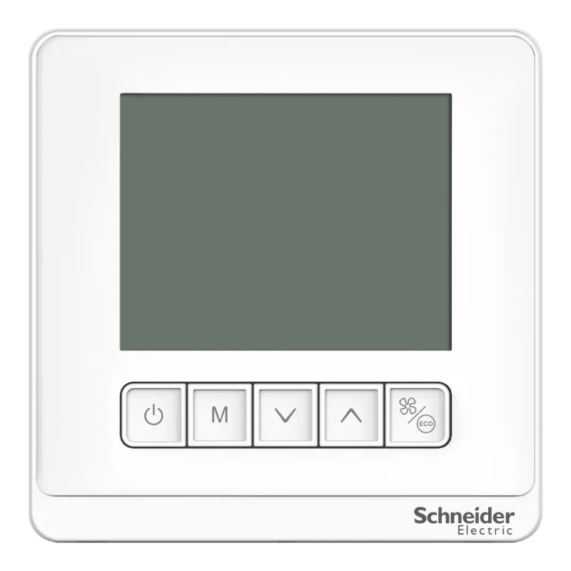 BMS - thermostat ventilo-convecteur 2 tubes - On/Off - 240V - blanc - TC903-3A2L Schneider Electric