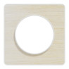 Odace Touch - plaque 1 poste bois nordique avec liseré blanc - S520802M Schneider Electric